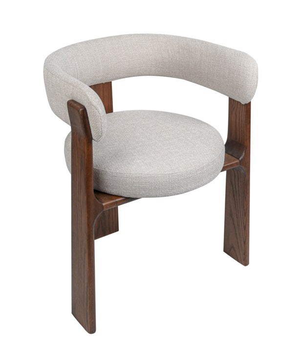 Silla de comedor con apoyabrazos madera fresno Monte