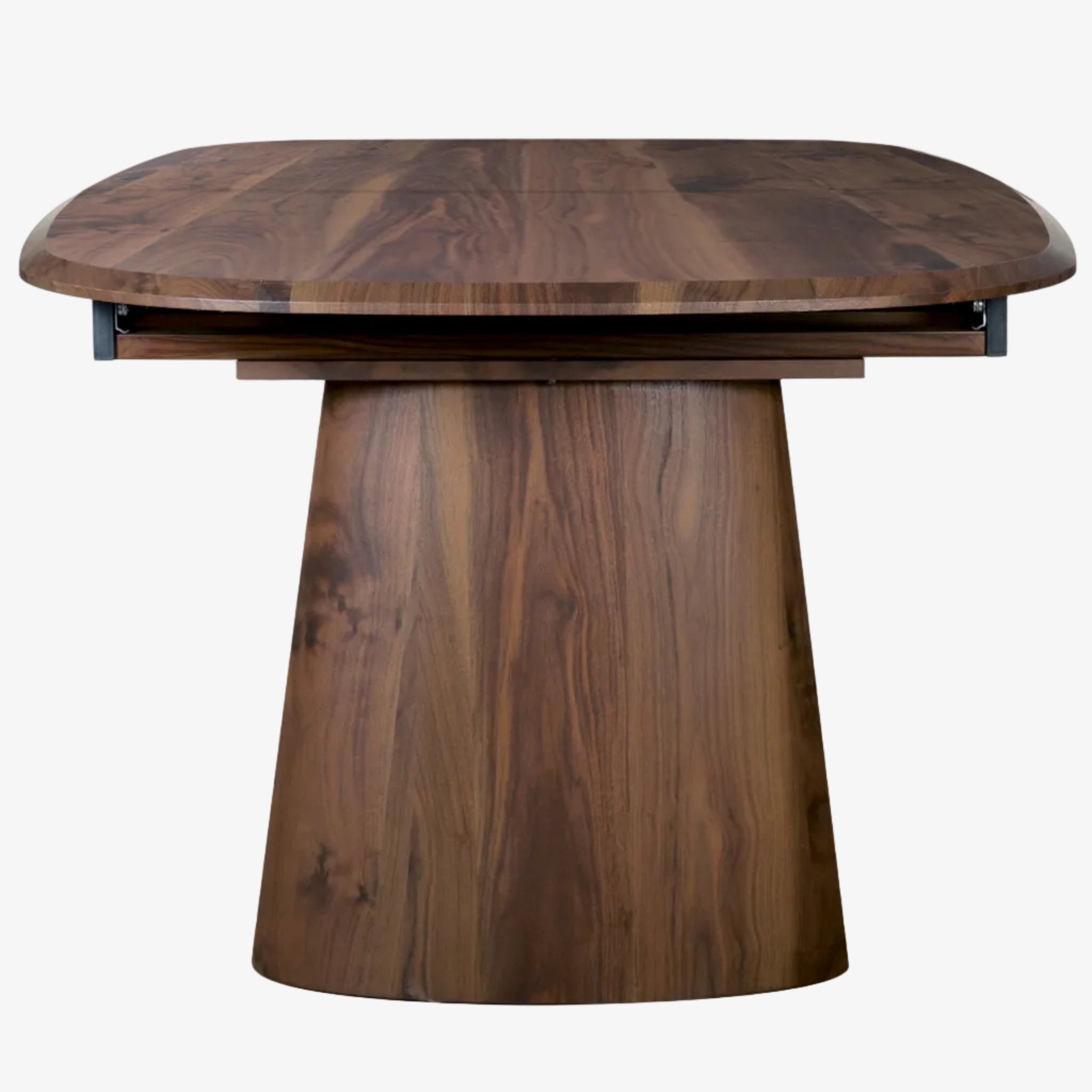Mesa de Comedor Extensible Ovalada Nogal 180-230 x 90 cm - Vintahome