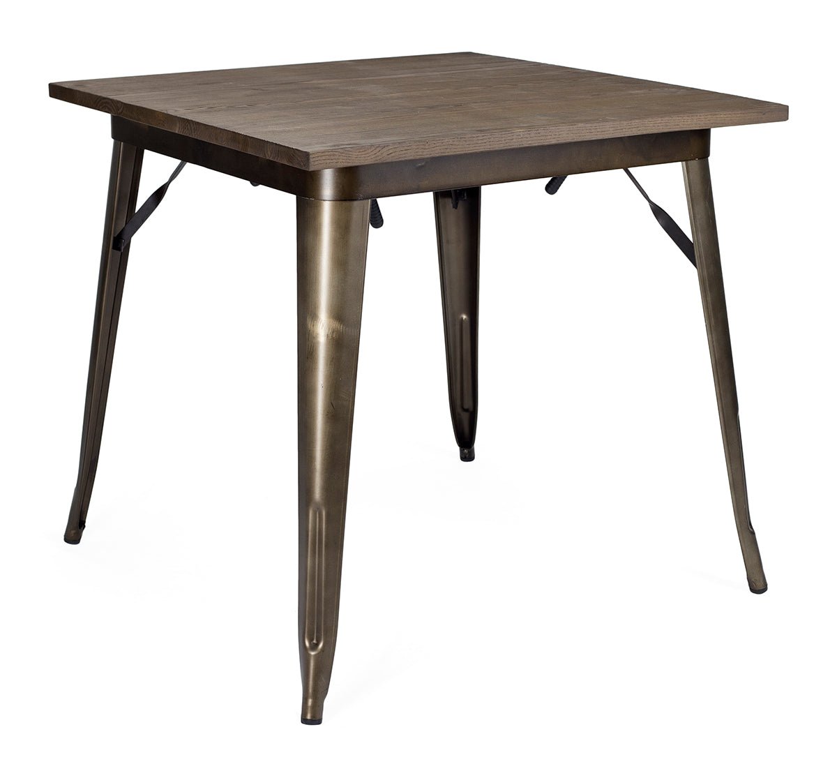 Mesa de comedor industrial 80x80 Tolix Plegable
