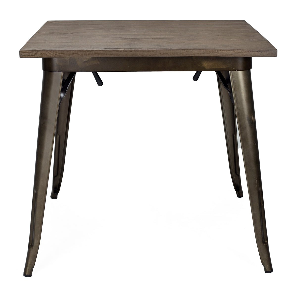 Mesa de comedor industrial 80x80 Tolix Plegable