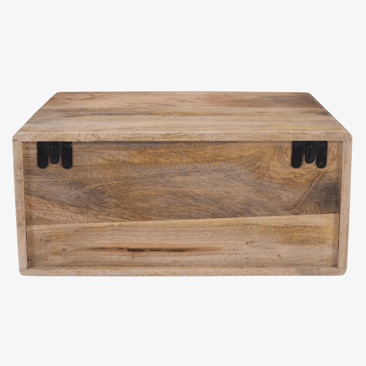 Mesilla de noche Arlet de madera de mango natural 45 cm - Vintahome