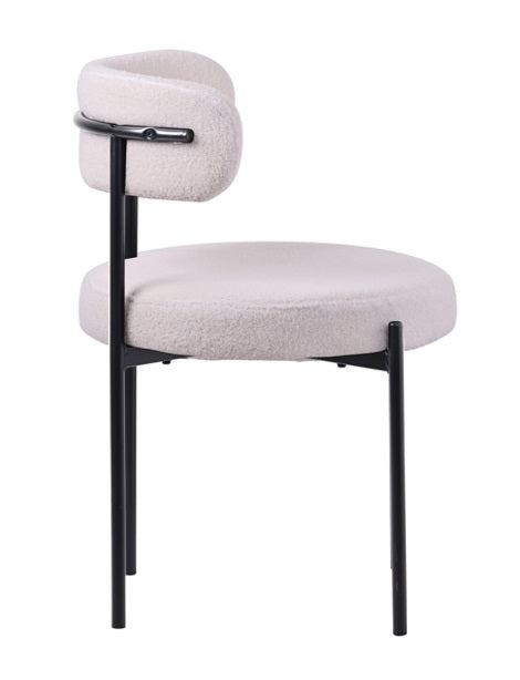 Silla de comedor Boucle Marina