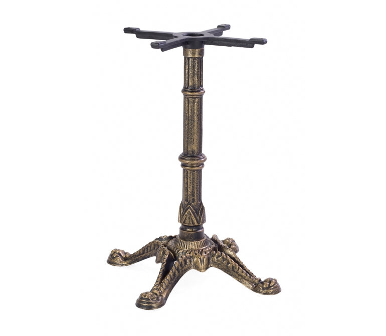 Base de mesa baixa de bronze Vintage Itália