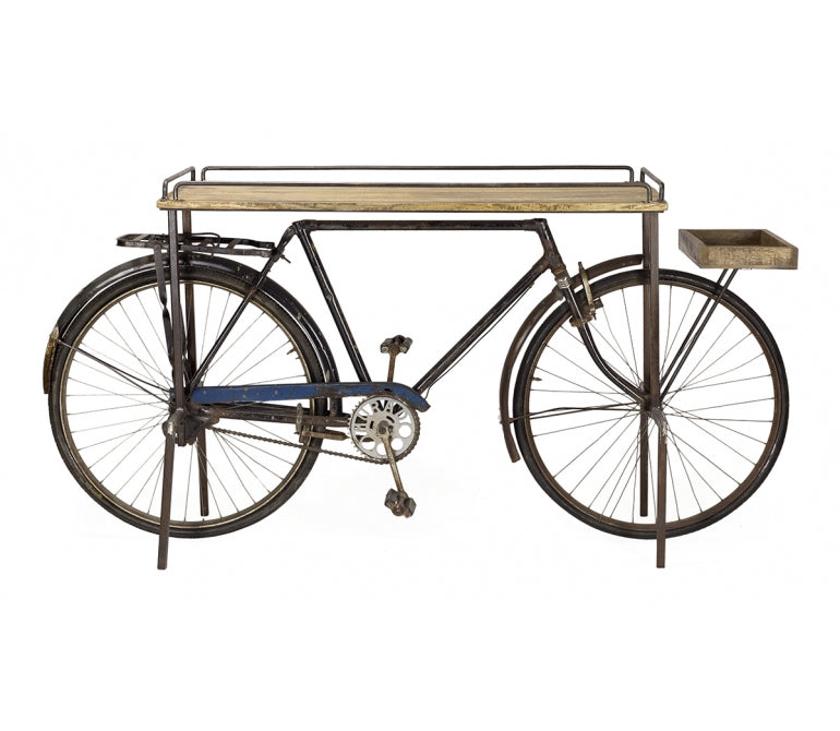 Tavolo da banco in bicicletta vintage