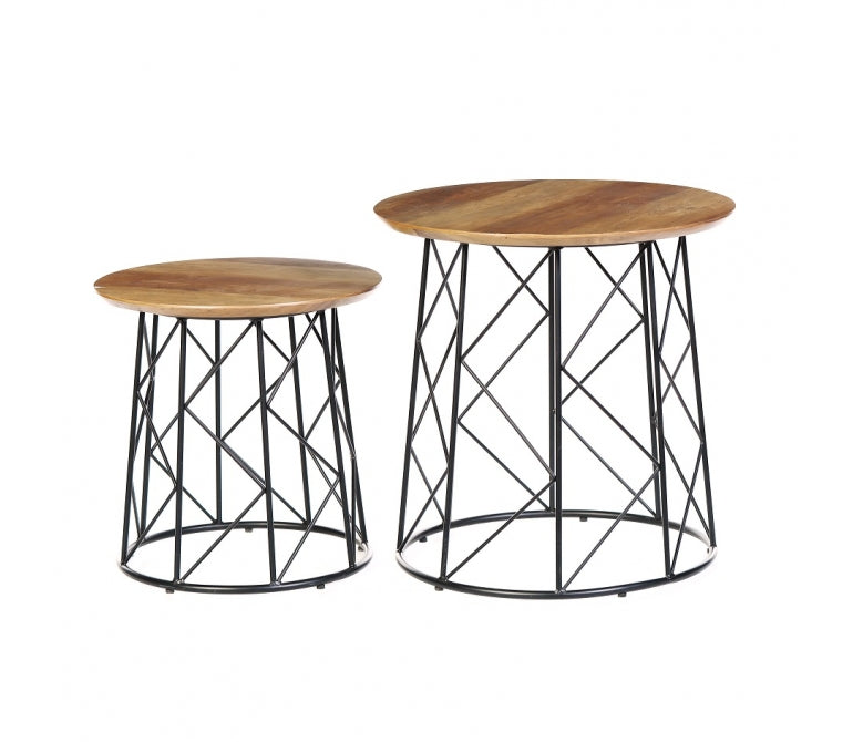 Conjunto 2 mesas de centro diseño Michelle