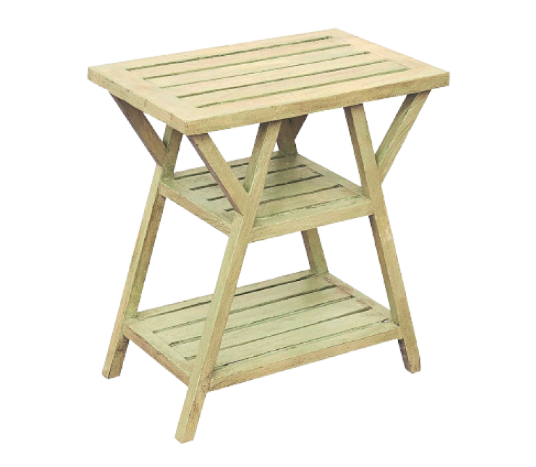 Mesa lateral de madeira Vintage Cores Yadira