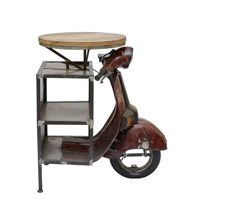 Route vintage scooter bar table