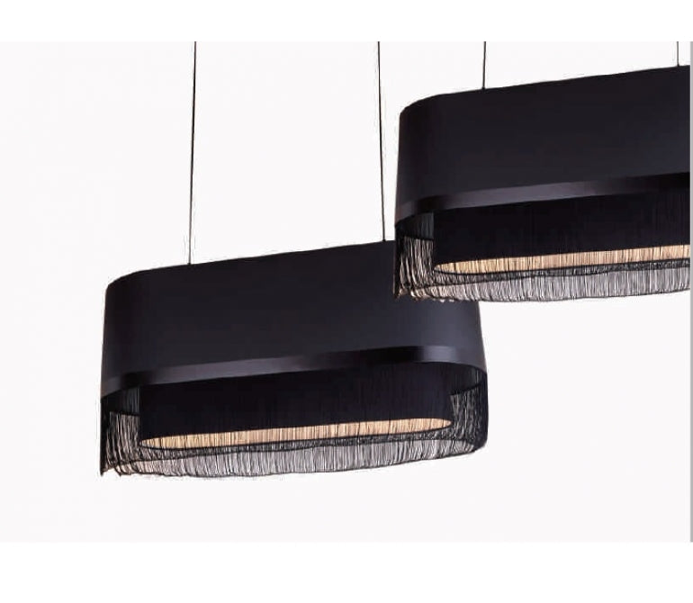 Lampada da soffitto Charleston dal design ovale