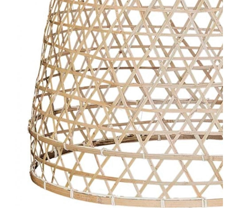 Lampe de plafond en bambou Caleya 70cms