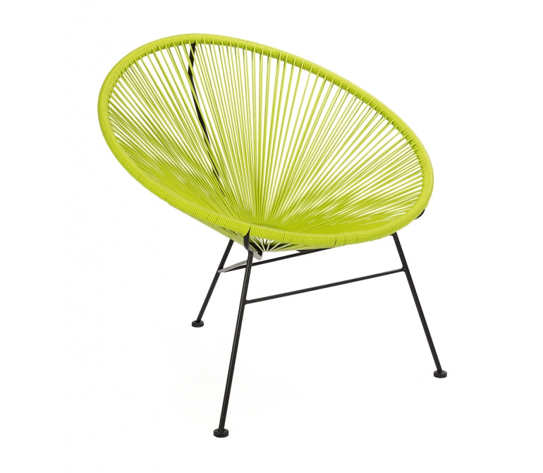 Chaise ronde Acapulco vert lime