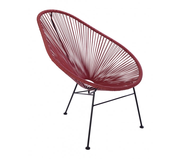 Chaise Acapulco XL rouge