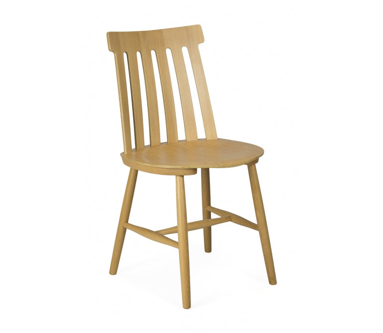 Cadeira de jantar de madeira nórdica Luan