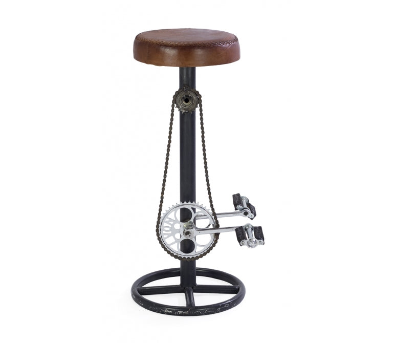 Taburete de bar vintage acero Tricicle