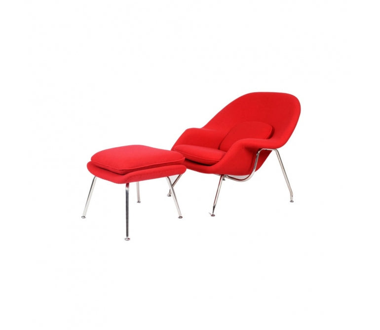 Relax design fauteuil met Ottoman Dante